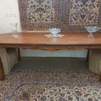 میز ناهارخوری ۸نفره چوب چنار اصل