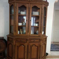بوفه چوبی دو تیکه
