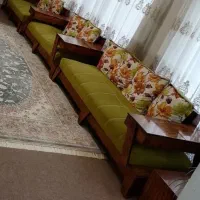 مبل راحتی با چوب راش