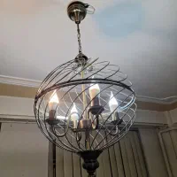 لوستر مدرن برنزی