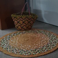 زنبیل وسفره حصیری شیک