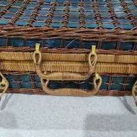 ست صبحانه و قهوه خوری ژاپن ۶ نفره با چمدان حصیری