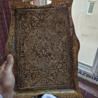 سینی فلزی آنتیک ترک