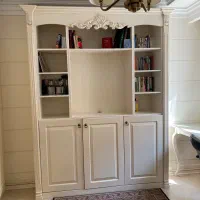 کتابخانه چوبی با کیفیت بالا