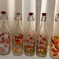 بطری شیشه ای آب