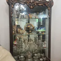 بوفه پشت ایینه چوب گردو