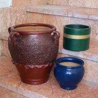 گلدان سفالی