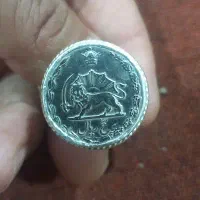 انگشتر نقره شیر و خورشید