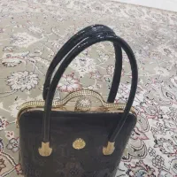 کیف مجلسی چرم براق زنانه