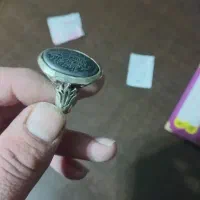 انگشتر نقره قدیمی دستساز