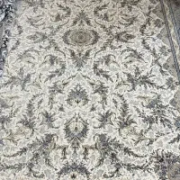 فرش ماشینی تندیس درجه یک طرح گلرخ افشان