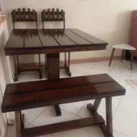 میز چوبی ناهارخوری  چهارنفره