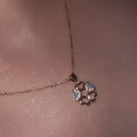 گردنبند دخترانه رنگی