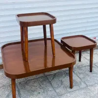 جلومبلی و عسلی چوبی لبه دار