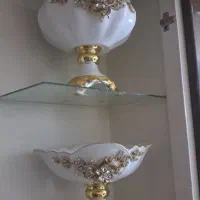 ۴ تیکه پذیرایی میوه خوری اجیل شیرینی شکلات. جهیزیه