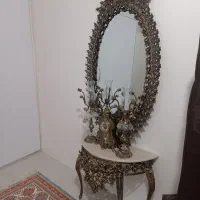 آینه،شمعدان و ساعت