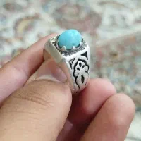 انگشتر فیروزه اصل نیشابور رکاب دست ساز