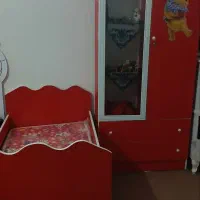تختخواب وکمدکودک باتشک
