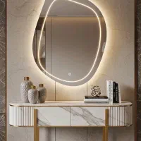 آینه سرویس بهداشتی بک لایت luna