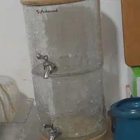 کلمن شیشه ای آب