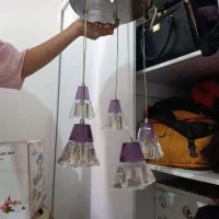 لوستر سقفی پنج شاخه