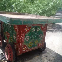 چهارچرخ چوبی رشیدی درحد نو کاملا سالم