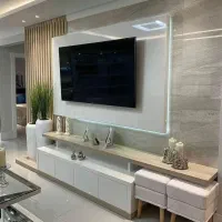 تی وی وال ، تایل لمسه ، آینه ، لاین نوری