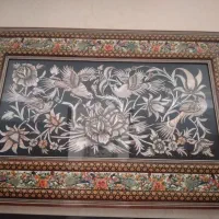 تابلو مسی خاتم کاری