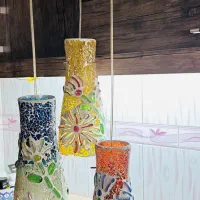 لوستر سه رنگ