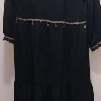 مانتو جلو بسته طرح خامه دوزی