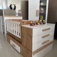تخت نوزادی مدل نفیس  (سرویس )