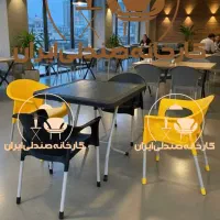 میز و صندلی پلاستیکی مدل مونانهارخوری غذاخوری
