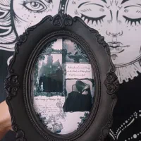 قاب وینتیج سفارشی قاب دکوری شمعدان