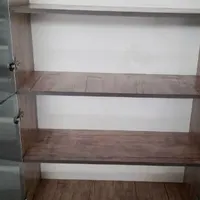 بوفه، کتابخانه|کتابخانه، شلف، قفسه‌های دیواری|گرگان, |دیوار