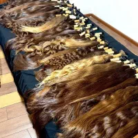 خرید مو طبیعی،طلایی،بور و رنگی از 55سانت به‌بالا