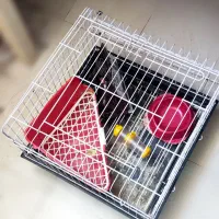 فروش قفس بزرگ خرگوش با تمام امکانات نیاز