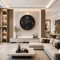 ساعت تمام چوب مدل کلاسیک