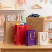 انواع ساک دستی پارچه ای و کاغذی و گلاسه در تورنگ