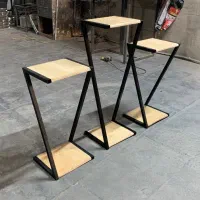 پایه گل  استند گلدان مدل ضد  چوب طبیعی روسی