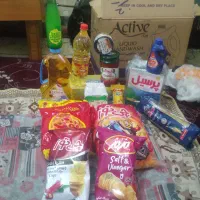 تعدادی جنس سوپرمارکت پفک چیپس شوینده وغیره