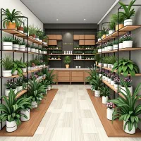 شاگرد گل و گیاه ، نیرو کار گلفروشی