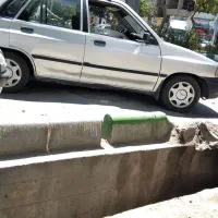 پراید نقره ای تحویلی85