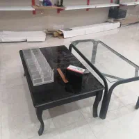میز چرمی و صندلی کشودار اداری