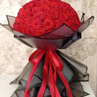 ۲۰شاخه رز هلندی باتزیین رایگان۱۱۰۰