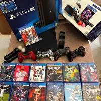 پی اس ۴ /ps4پرو و لوازم جانبی در حد نو