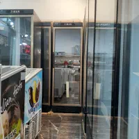 یخچال کلاسیک مشکی زیمان مخصوص کافی‌شاپ