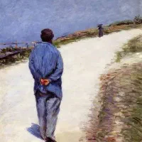 تابلو مردی تنها