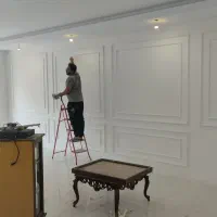 نقاشی ساختمان وکاغذدیواری