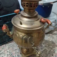 سماور ذغالی برنجی نو