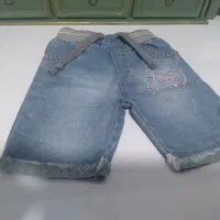 شلوارک لی کاغذی طرح کیتی
